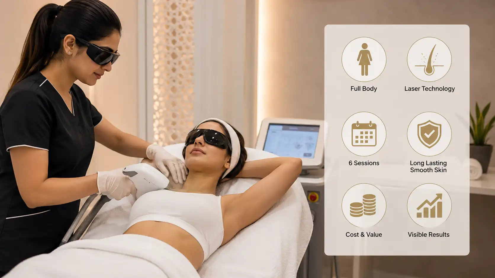 Full Body Laser Hair Removal in Karachi: What 6 Sessions Actually Cost and Deliver
