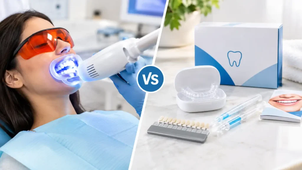 Teeth Whitening Price in Karachi In-Clinic vs At-Home Kits Compared