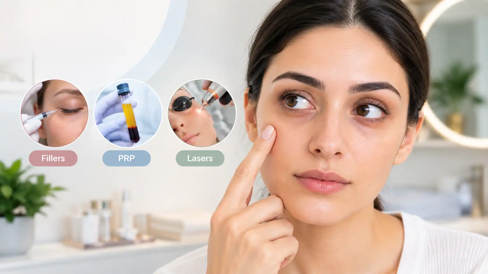 Under-Eye Dark Circles Fillers, PRP or Lasers - Choosing the Right Fix